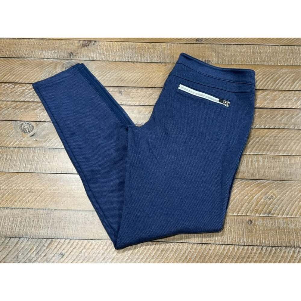 Athleta Jegging Pants Purple Pull-On Back Zipper Pockets NO TAG - Women's M